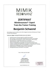 Benjamin Schwend Mimikresonanz Expert